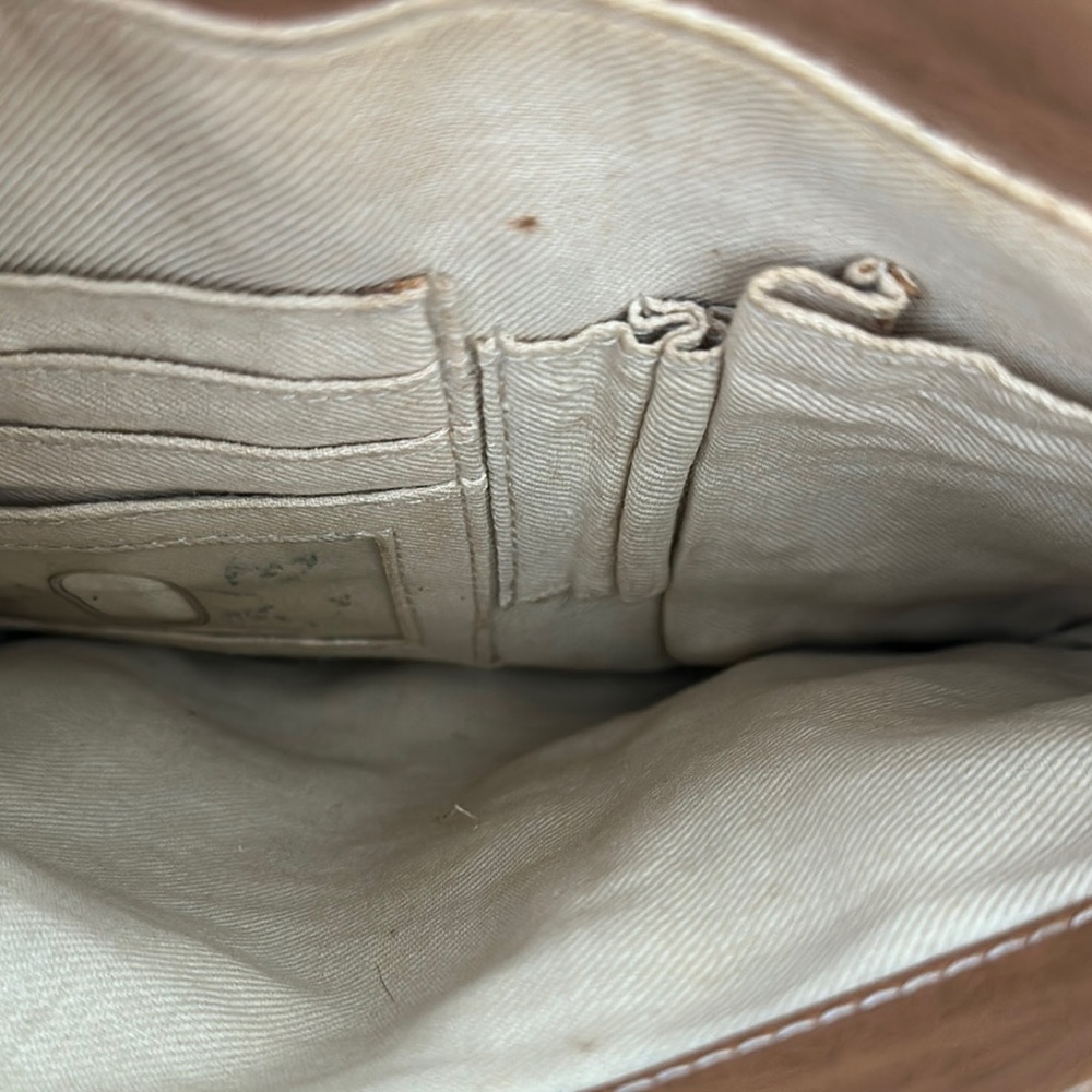 Nine West Tan and Cream Woven Tote Bag - Picture 14 of 14